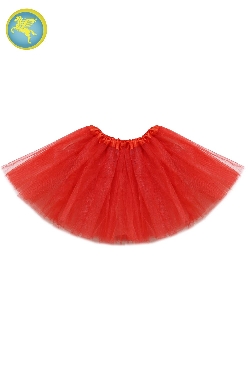 GONNA TULLE BAMBINA ROSSA